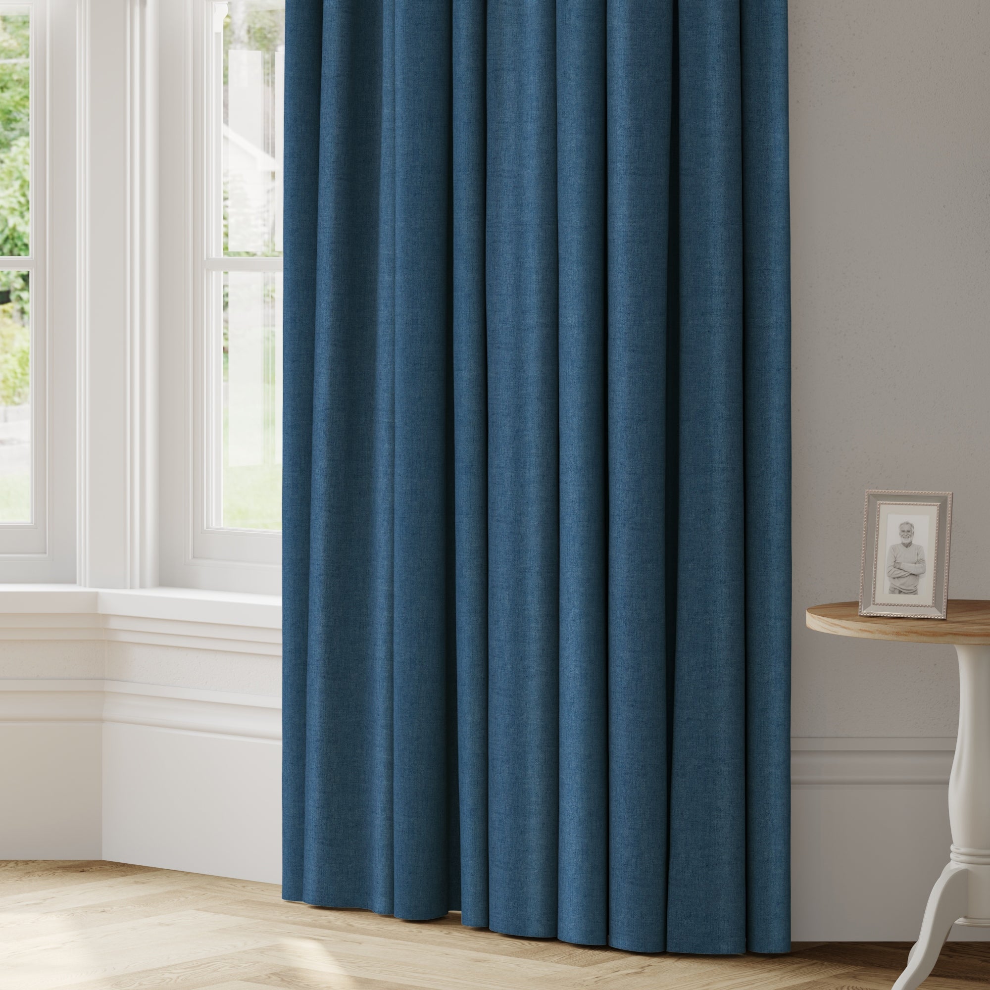 Saluzzo Made to Measure Curtains Blue