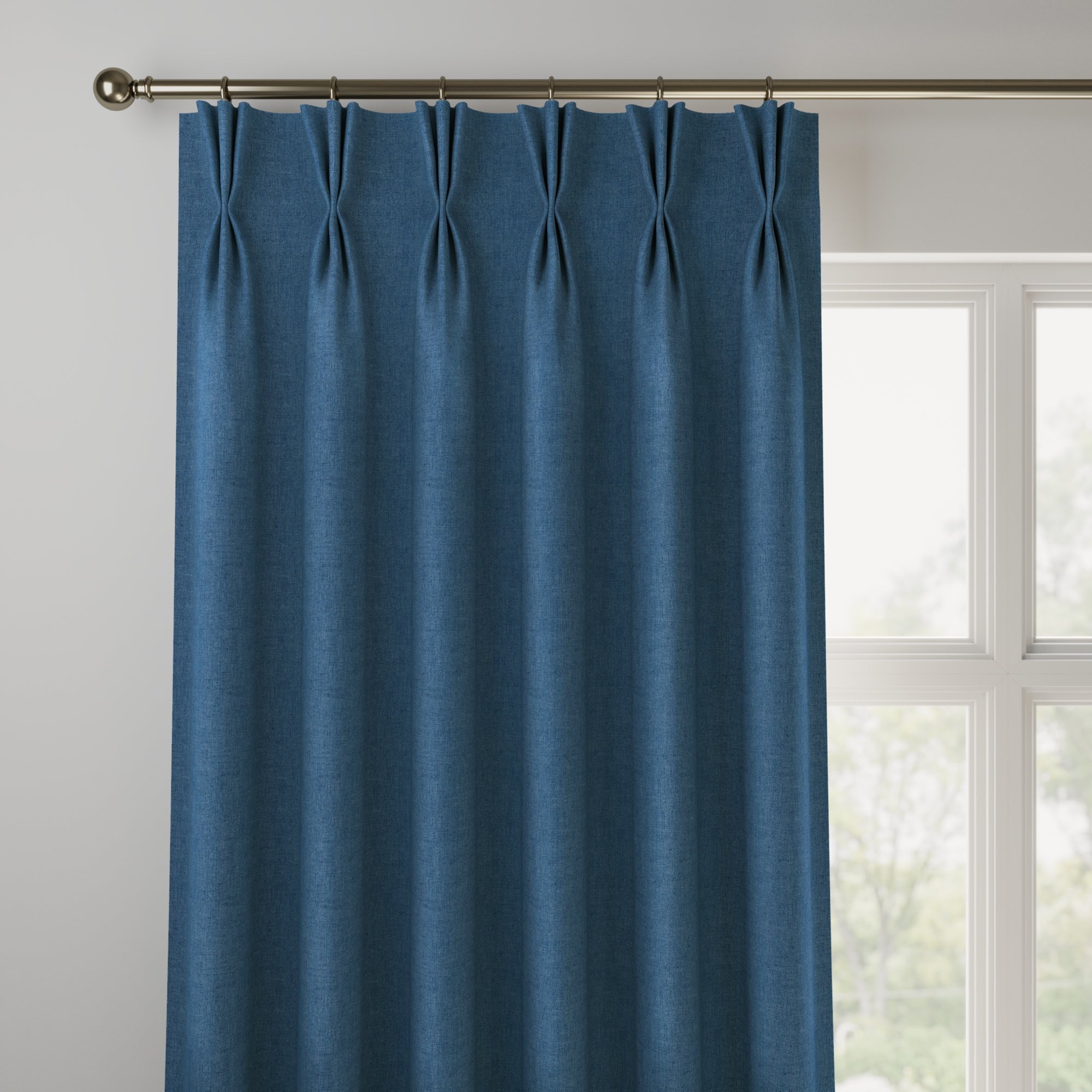 Saluzzo Made to Measure Curtains Saluzzo Indigo