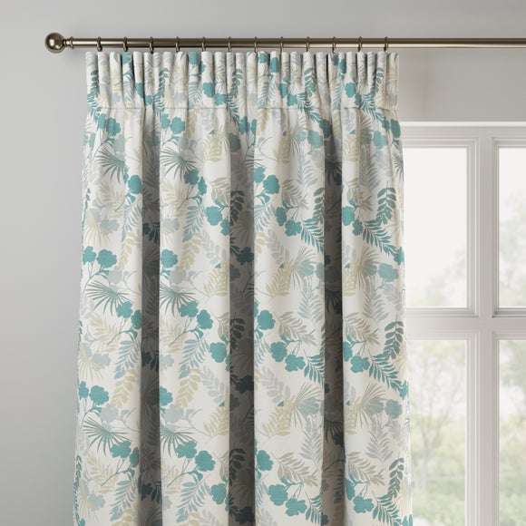 Tropical Made to Measure Curtains Tropical Seafoam
