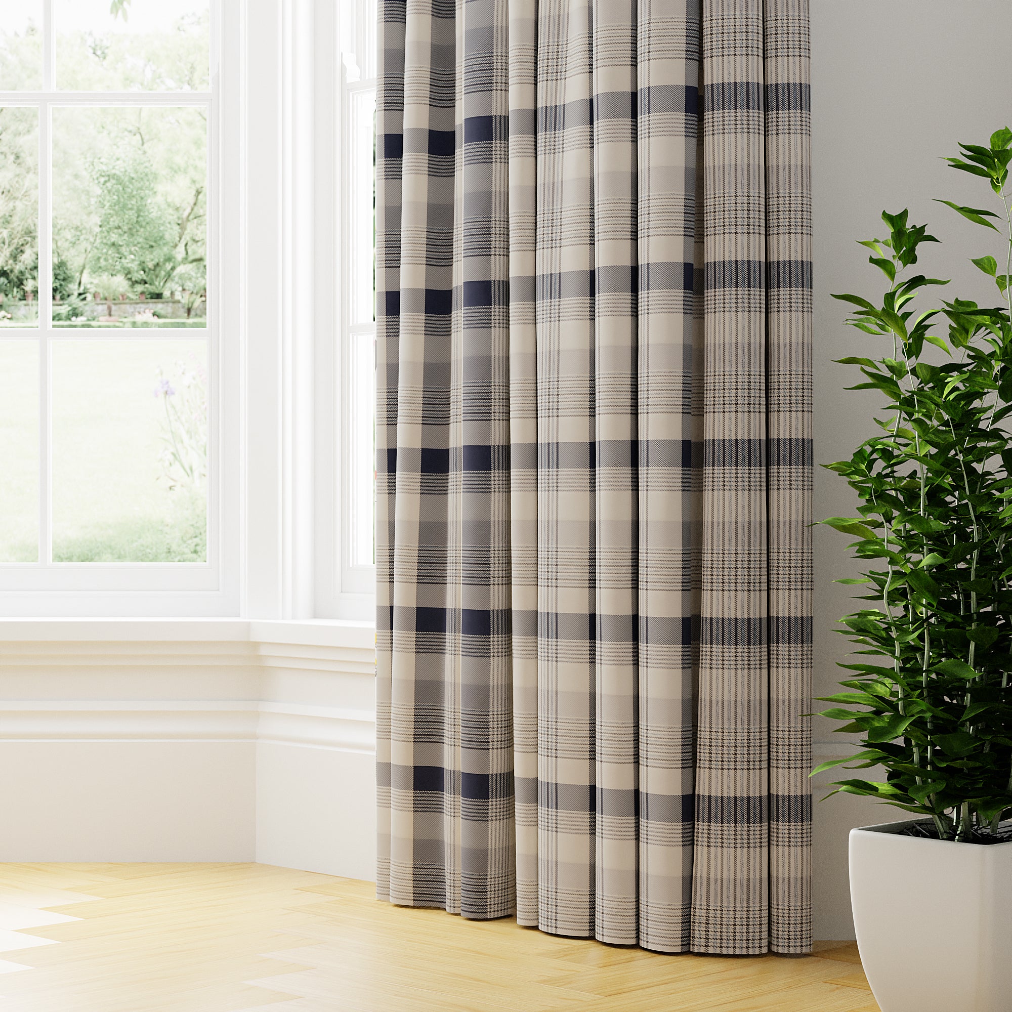 Katrine Made to Measure Curtains Katrine Indigo