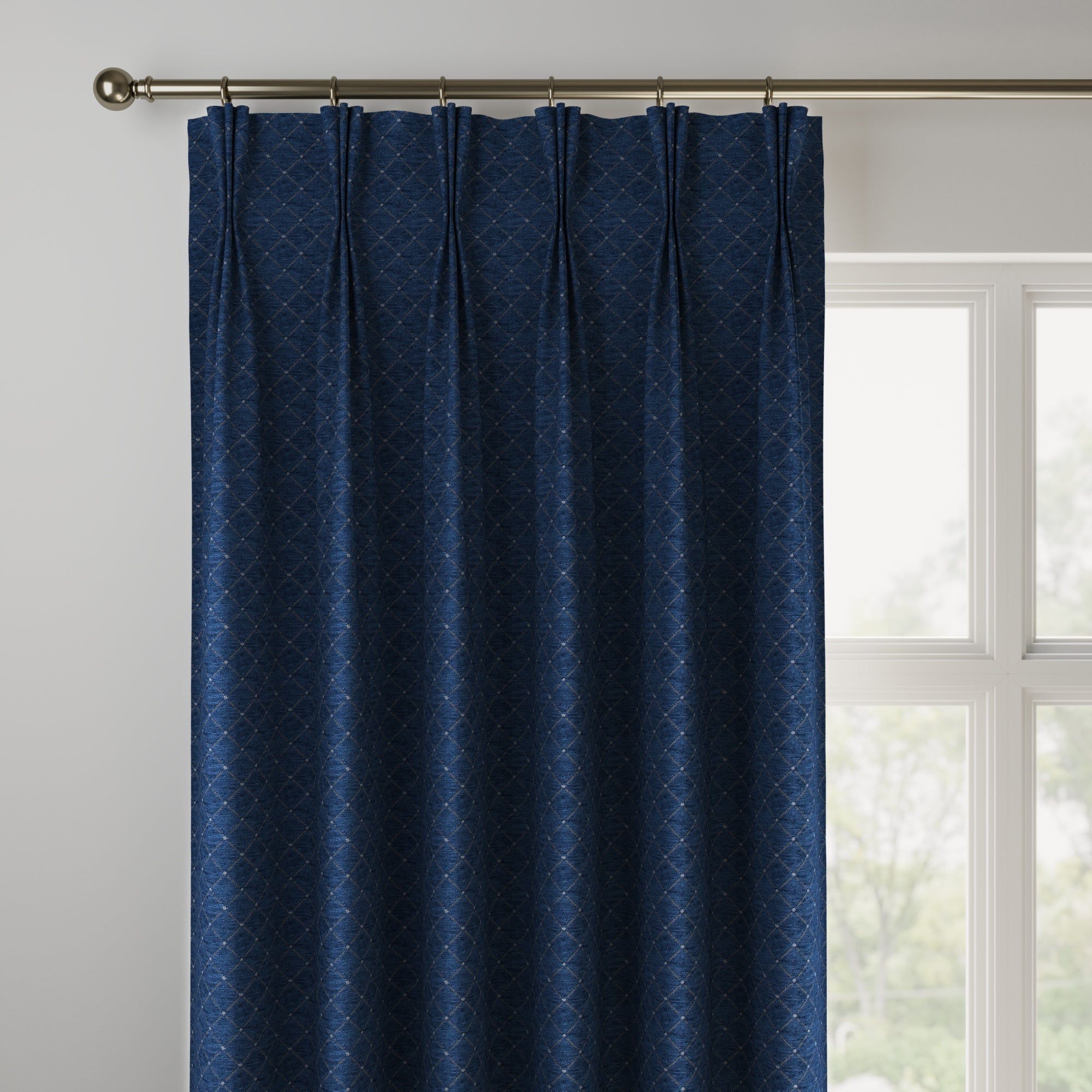 Solitaire Made to Measure Curtains Solitaire Navy