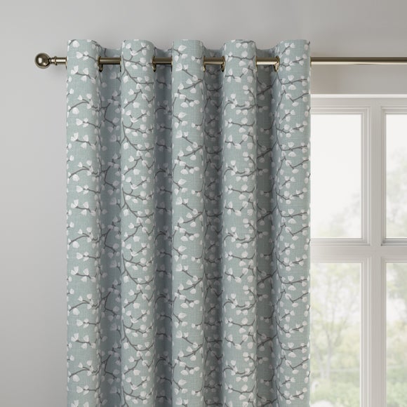 Myla Made to Measure Curtains Myla Printed Seafoam
