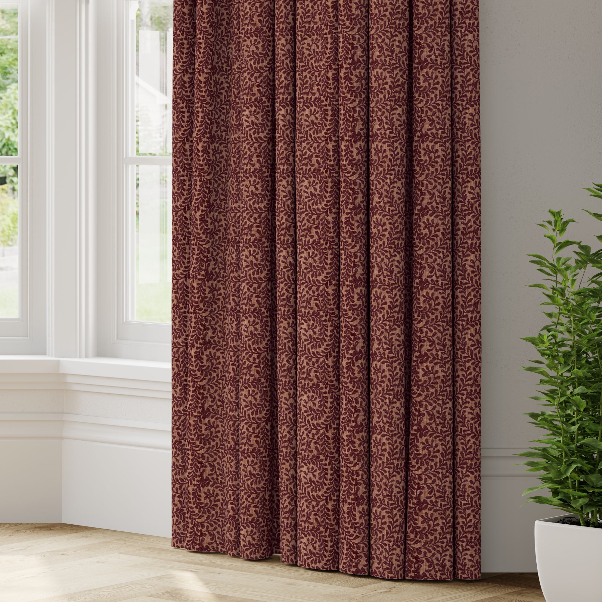 Photo of Timeless made to measure curtains timeless claret