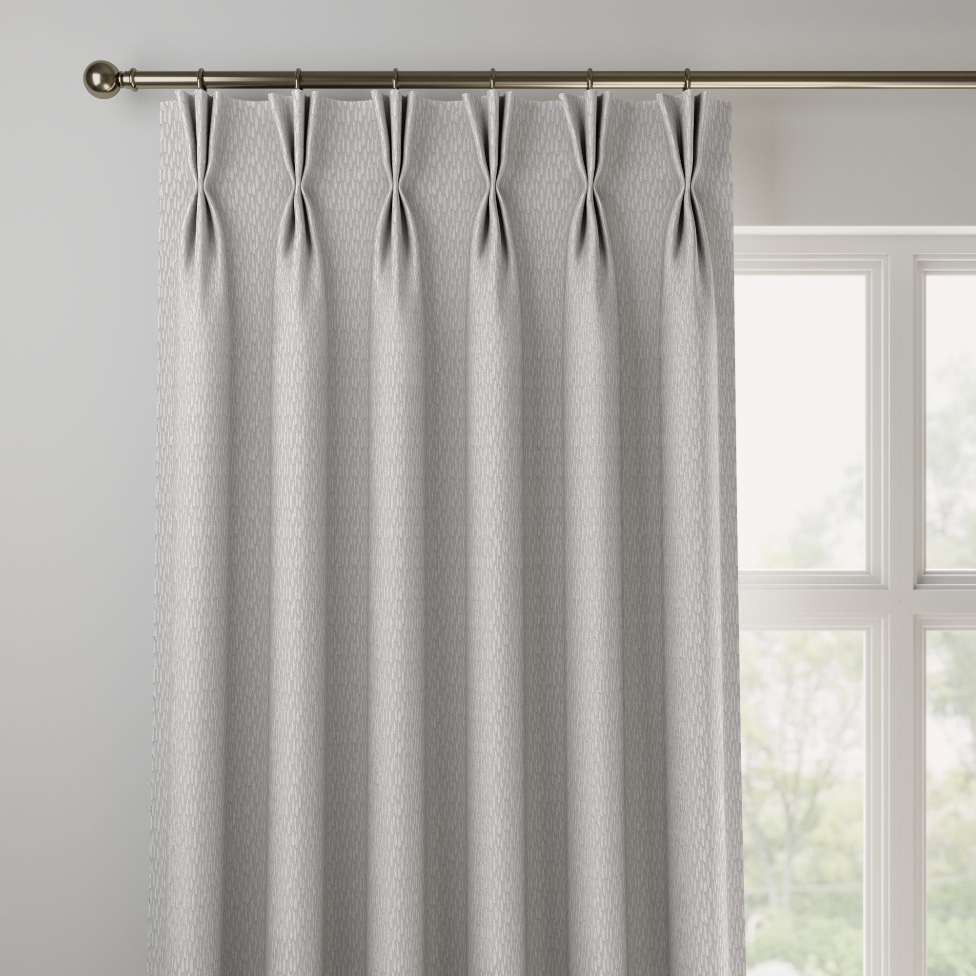 Astrid Made to Measure Curtains Astrid Silver