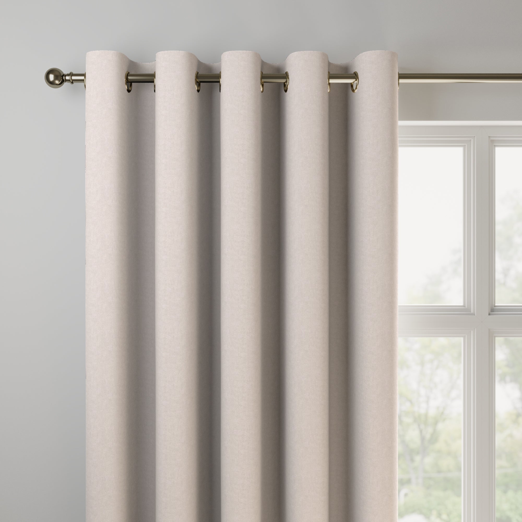 Nevis Made to Measure Curtains Nevis Jacquard Ivory