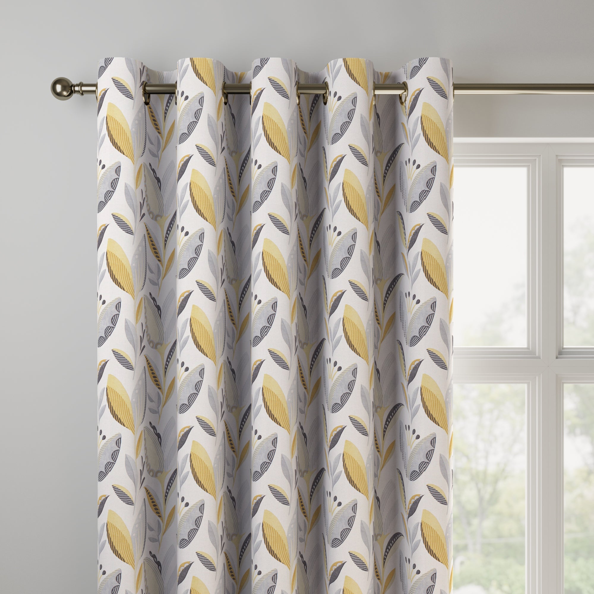 Leon Made to Measure Curtains Leon Ochre