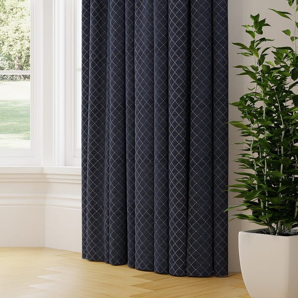 Solitaire Made to Measure Curtains Solitaire Navy