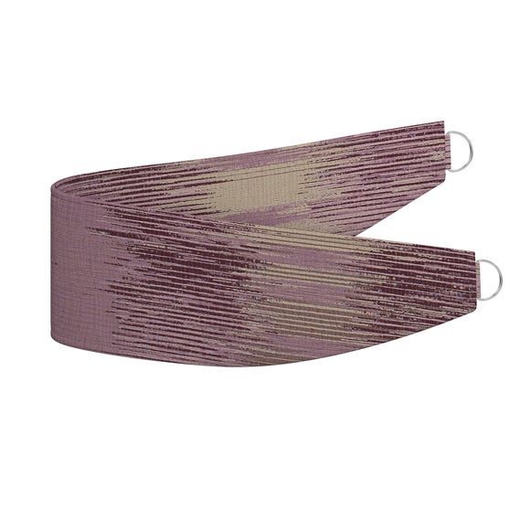 Shimmer Made To Order Tieback Shimmer Aubergine