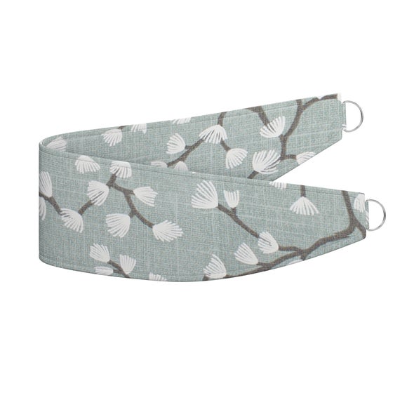 Myla Made To Order Tieback Myla Printed Seafoam