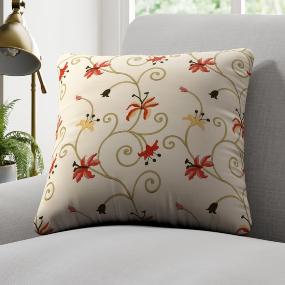 Dunelm red cushion clearance covers