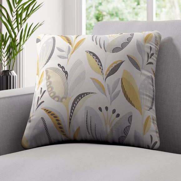 Ochre and best sale grey cushion covers