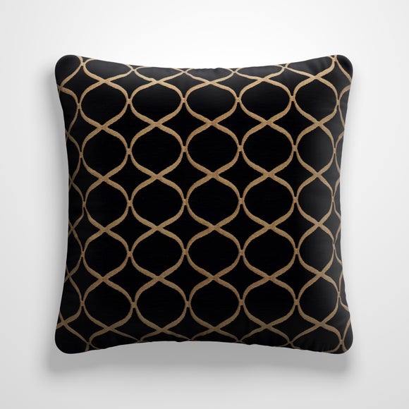 Black and sale gold cushions dunelm