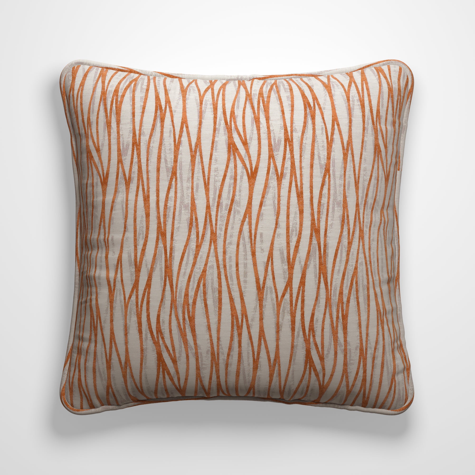 Linear Made to Order Cushion Cover Linear Burnt