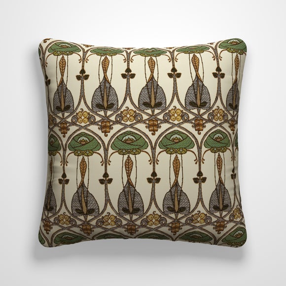 Belle Epoque Small Made to Order Cushion Cover Belle Epoque Woven Petrol