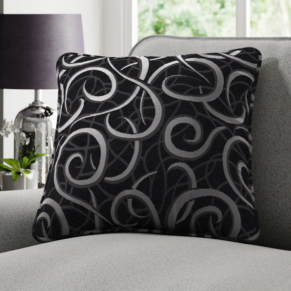 Silver and black clearance cushions