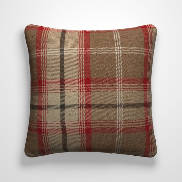 Highland Check Made to Order Cushion Cover Highland Check Rosso