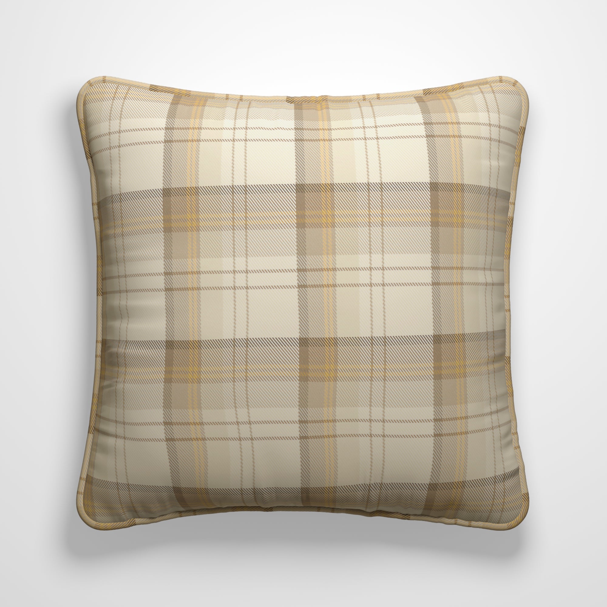 Highland Check Made to Order Cushion Cover Highland Check Ochre