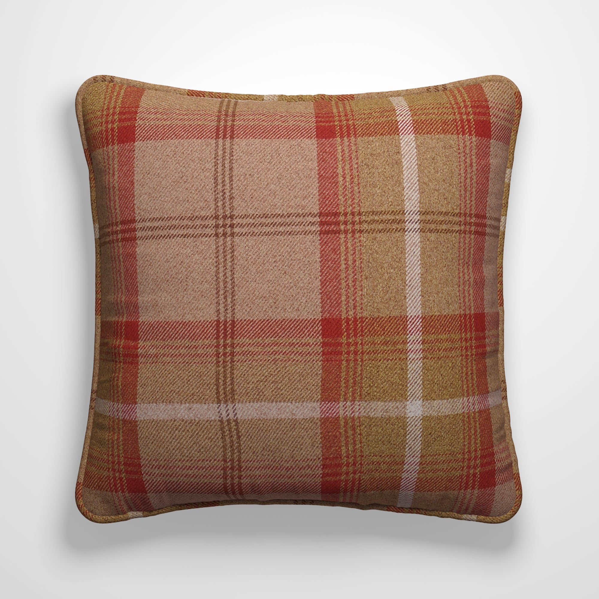 Highland Check Made to Order Cushion Cover Highland Check Rust