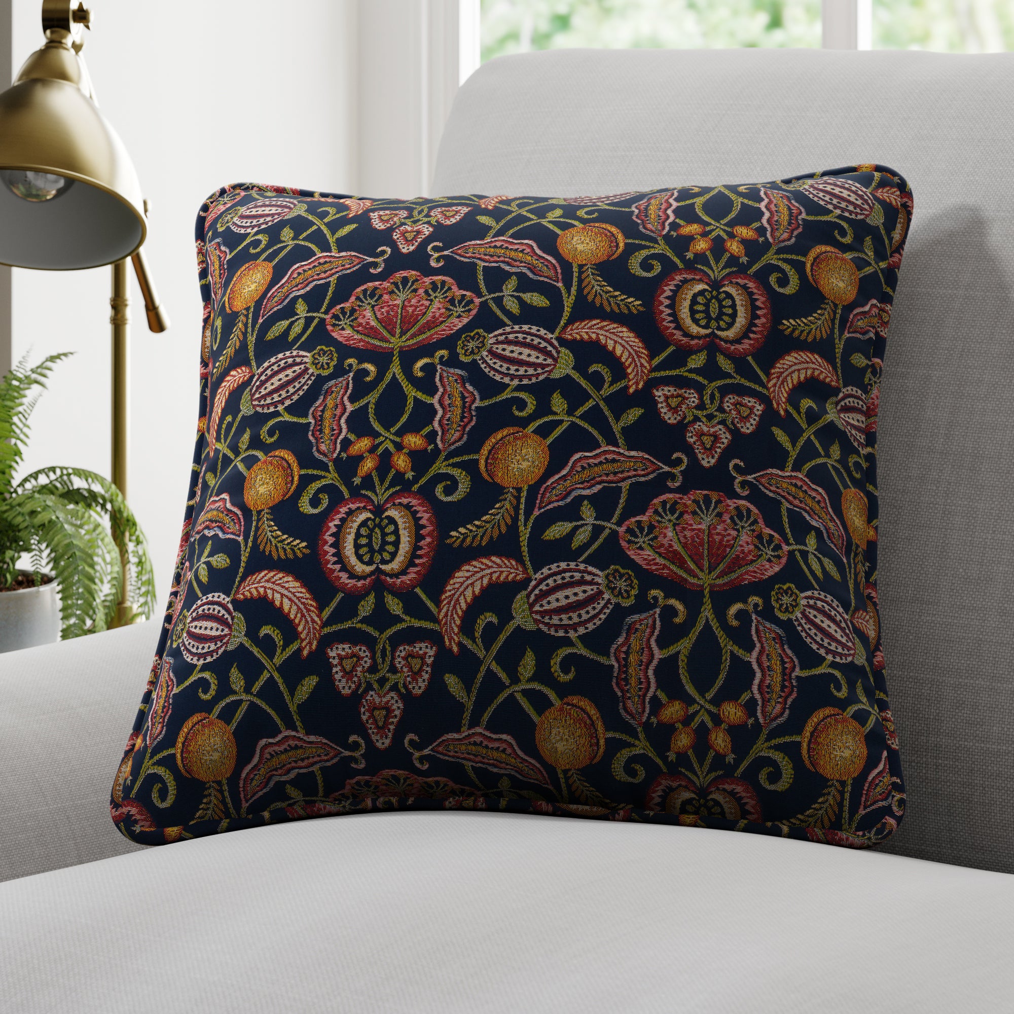 Chatsworth Made to Order Cushion Cover Chatsworth Navy