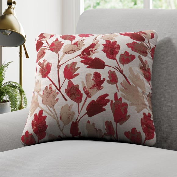 Dunelm red cushion clearance covers