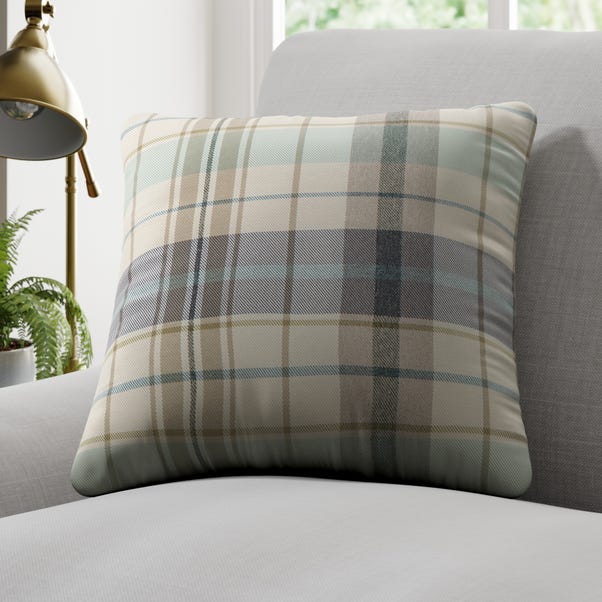 Nevis Check Made to Order Cushion Cover Nevis Check Seafoam
