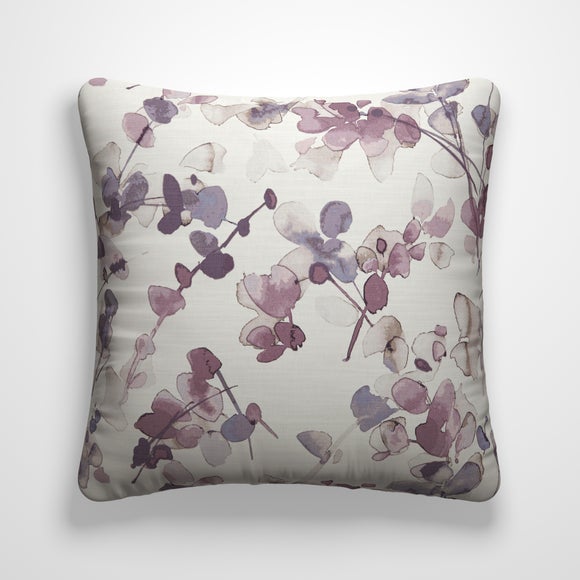 Dunelm purple outlet cushions