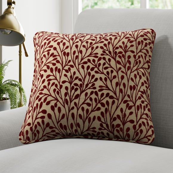 Dark red hotsell cushion covers