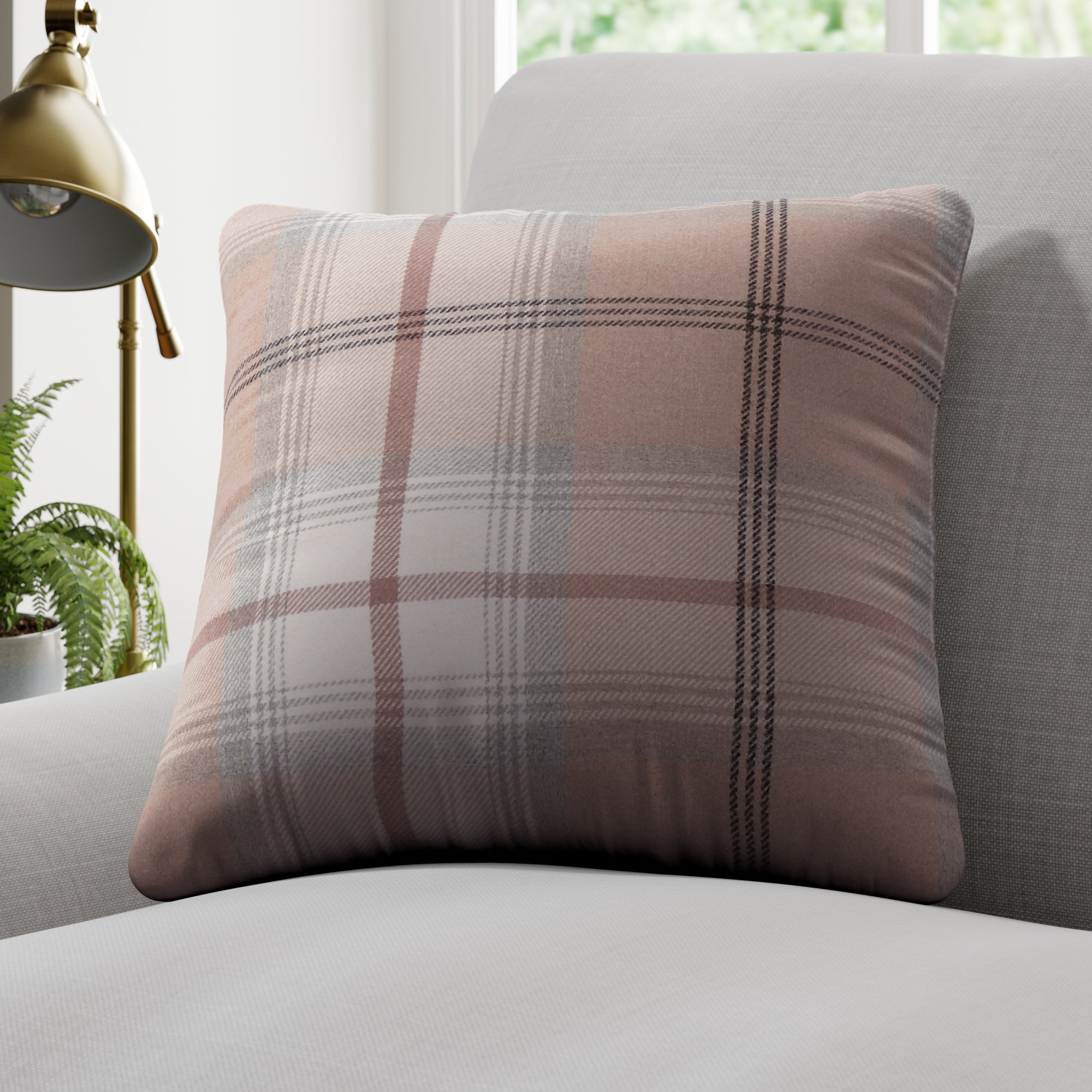 Highland Check Made to Order Cushion Cover Dunelm