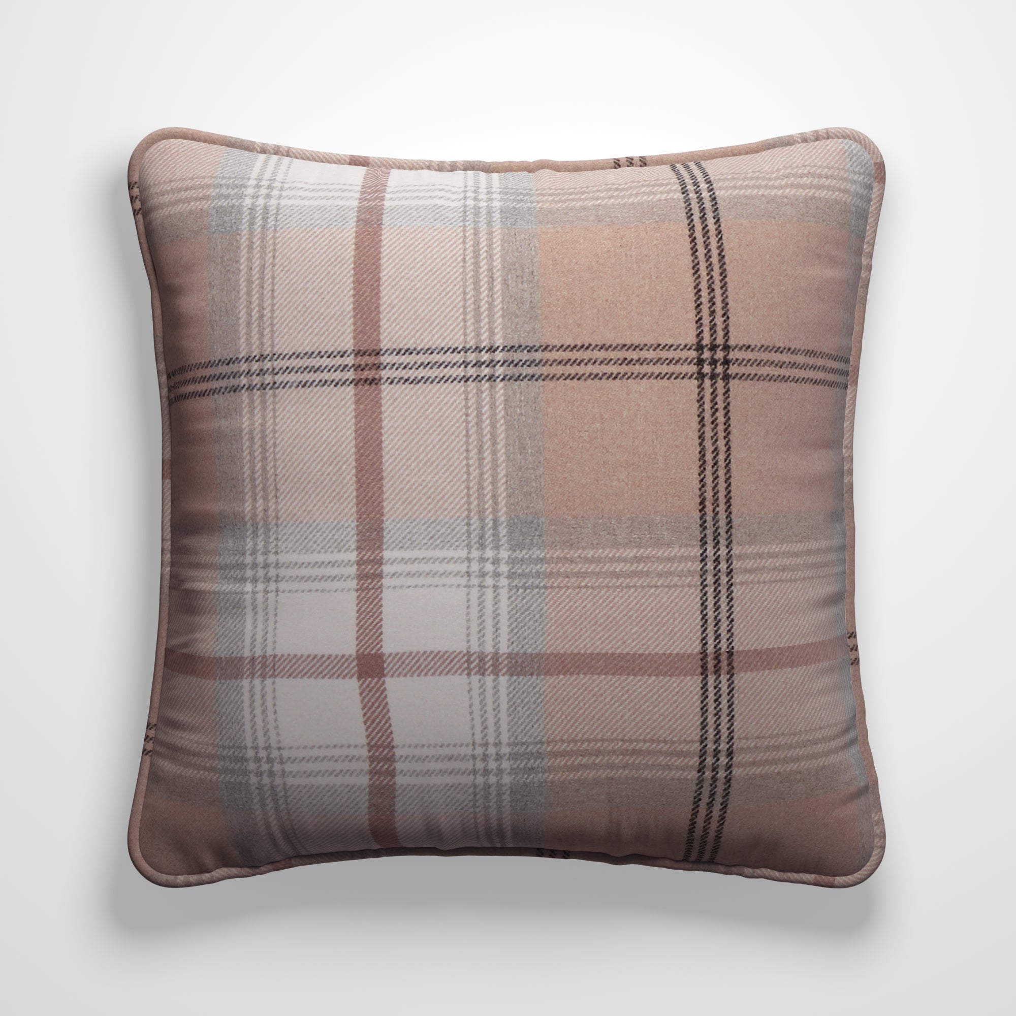 Highland Check Made to Order Cushion Cover Highland Check Blush