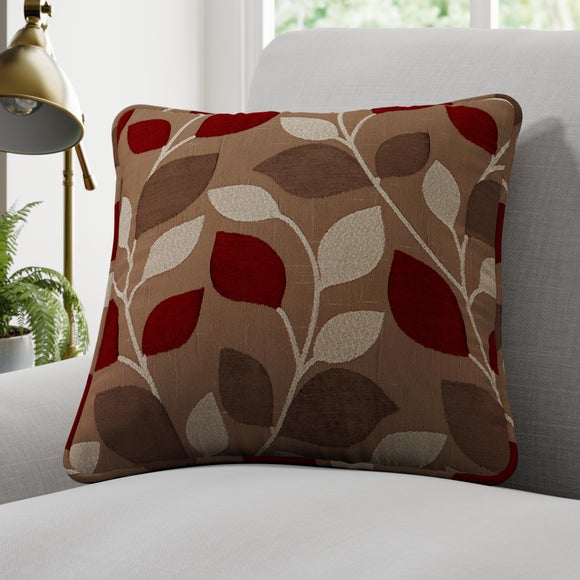 Dunelm red cushion outlet covers