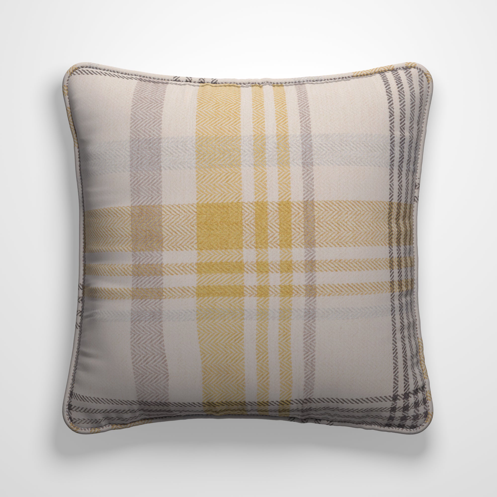 Melrose Made to Order Cushion Cover Melrose Ochre Check