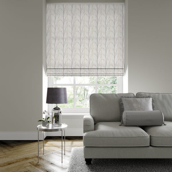 Burley Made to Measure Roman Blind Burley Silver
