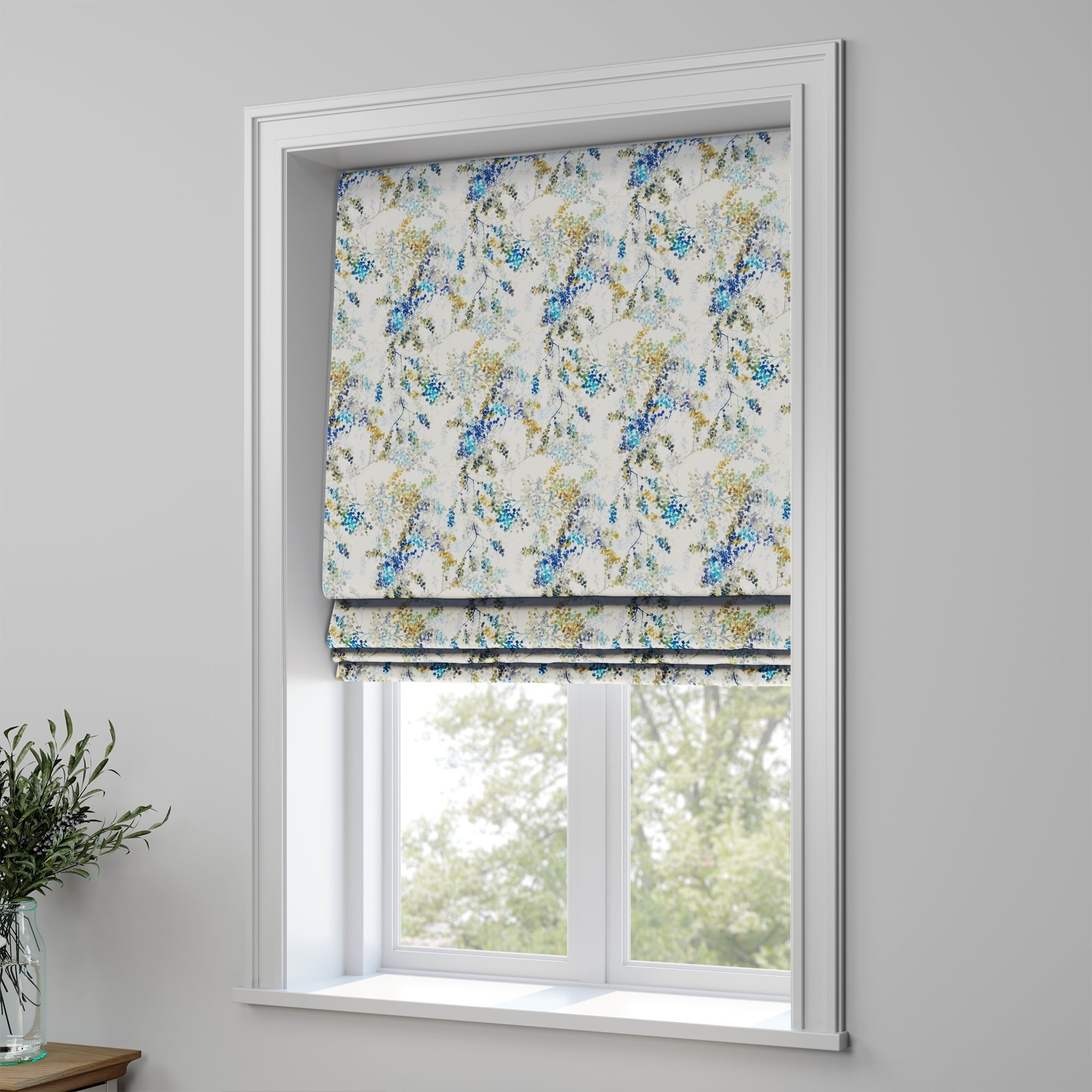 Camille Made to Measure Roman Blind Camille Navy