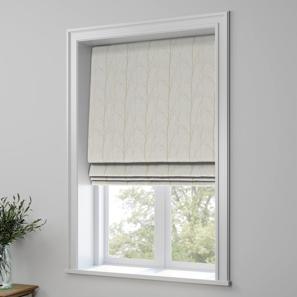 Burley Made to Measure Roman Blind Burley Straw