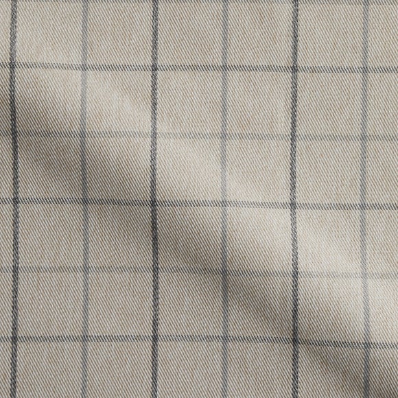 Nicole Check Made to Measure Roman Blind Nicole Check Grey
