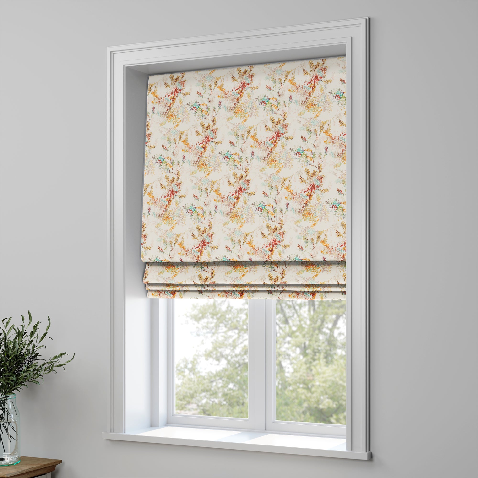 Camille Made to Measure Roman Blind Camille Orange