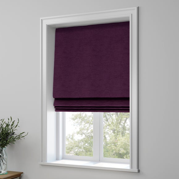 Kensington Made to Measure Roman Blind Kensington Aubergine