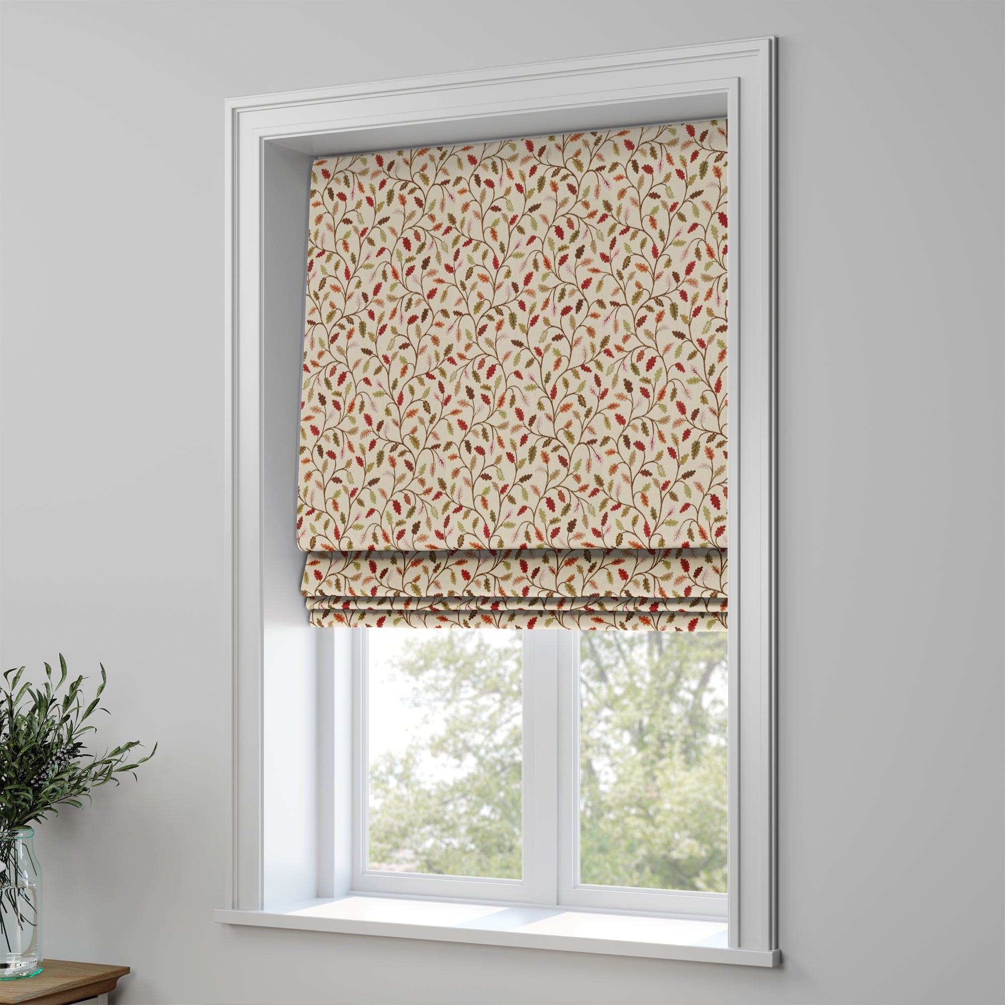 Glava Made to Measure Roman Blind Glava Forest Green