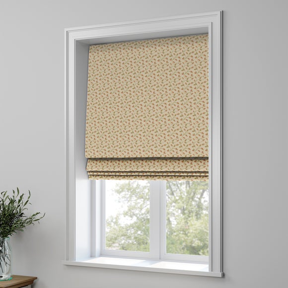 Summer Jacquard Made to Measure Roman Blind Summer Mini Terracotta