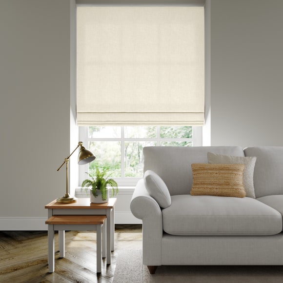 Linoso Made to Measure Roman Blind Linoso Natural