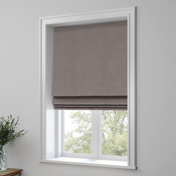 Linoso Made to Measure Roman Blind Linoso Grey
