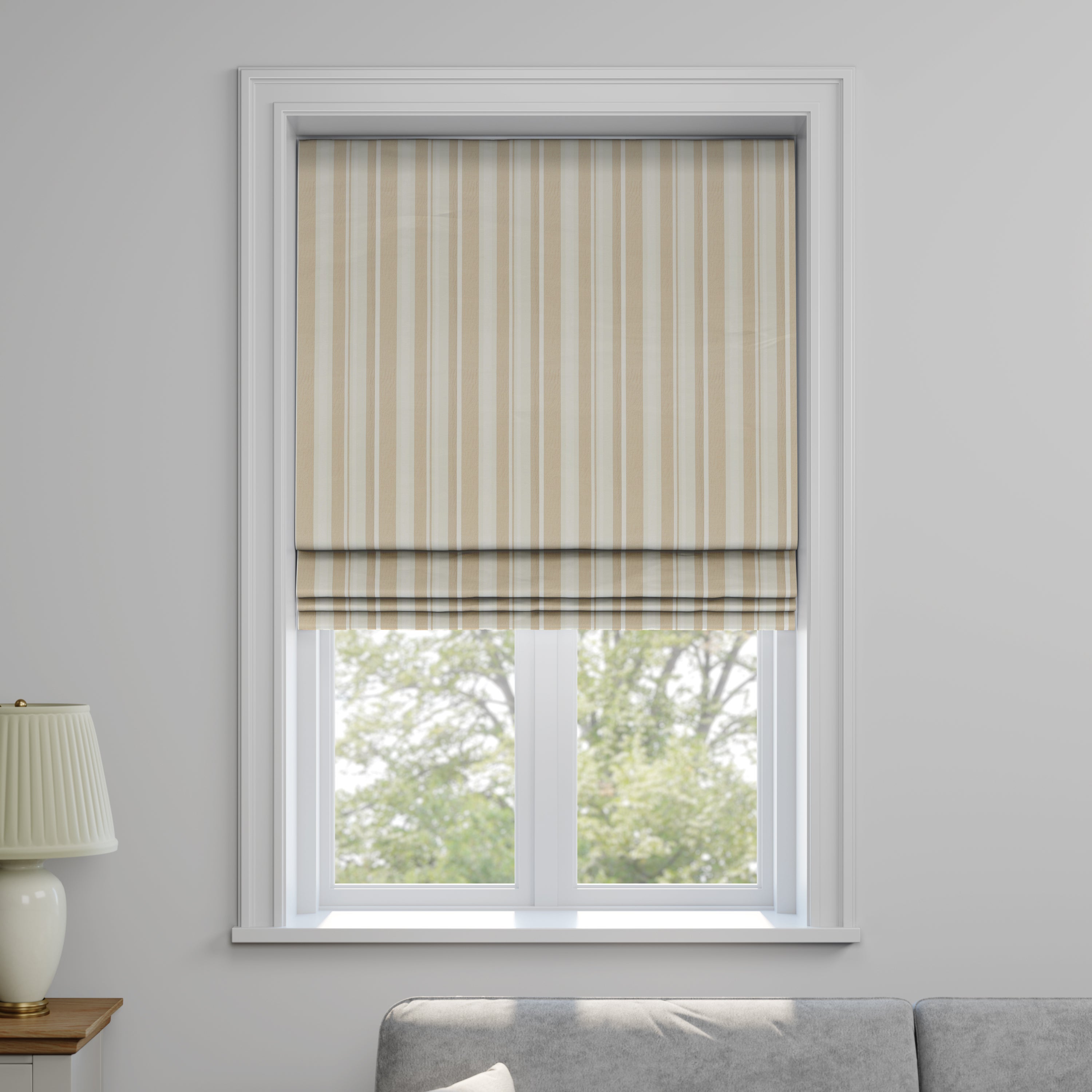 Lydia Made to Measure Roman Blind Lydia Linen