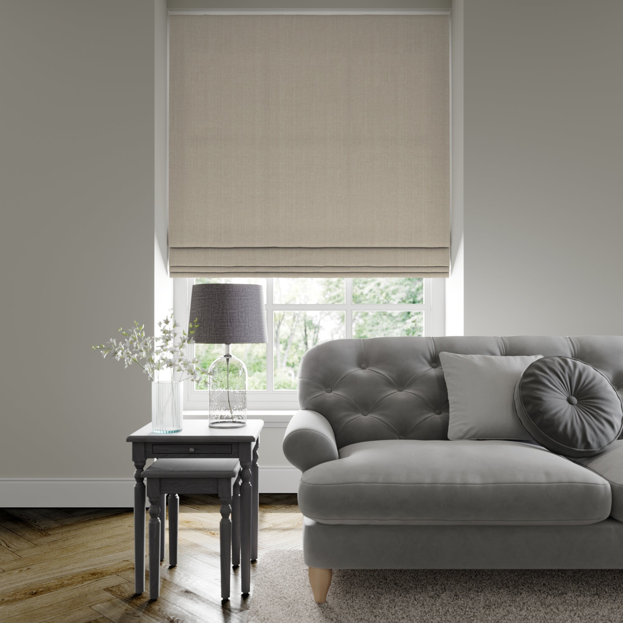 Bowness Made to Measure Roman Blind Bowness Snow
