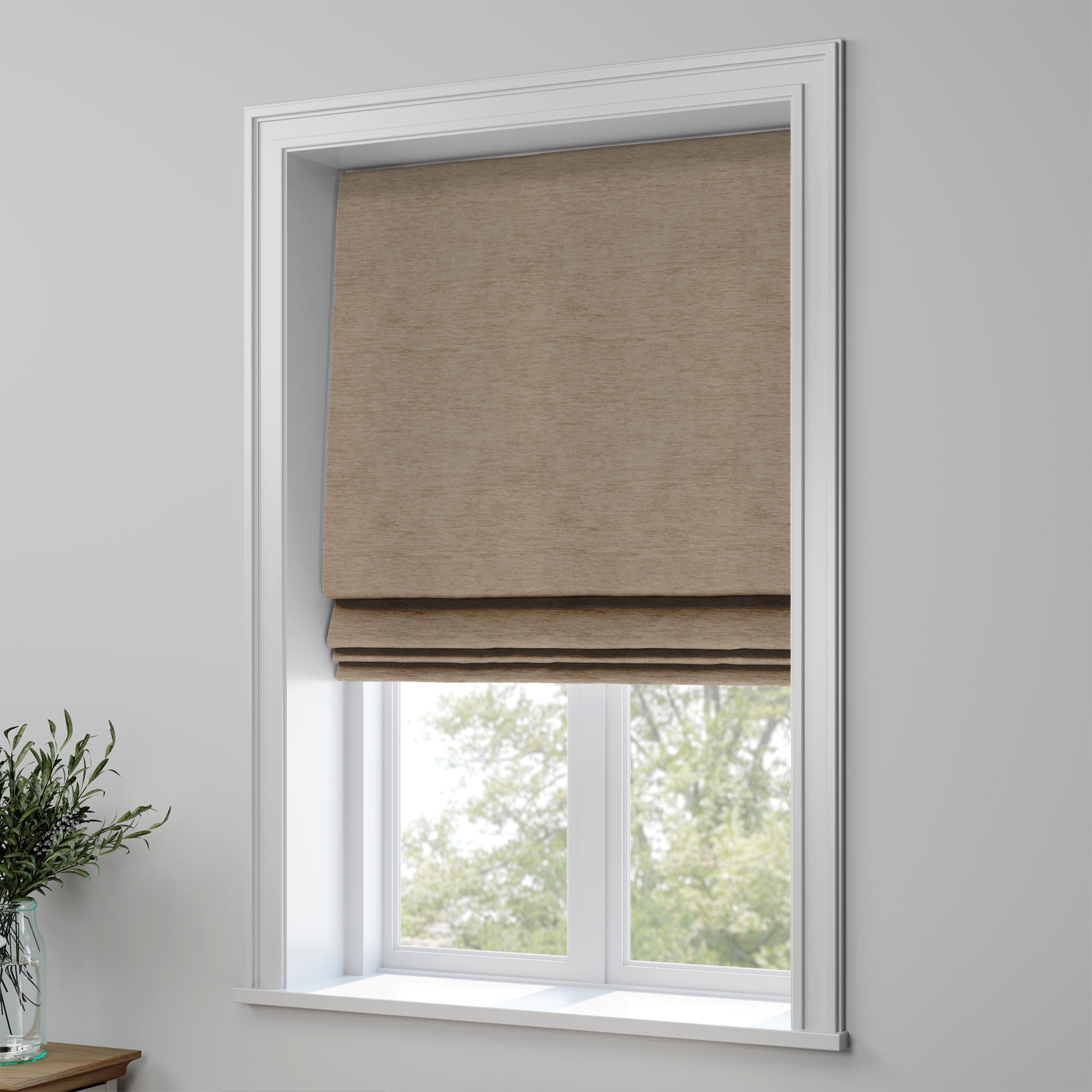 Kensington Made to Measure Roman Blind Kensington Earth