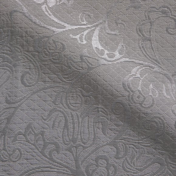 Brocatelle Made to Measure Roman Blind Brocatelle Grey