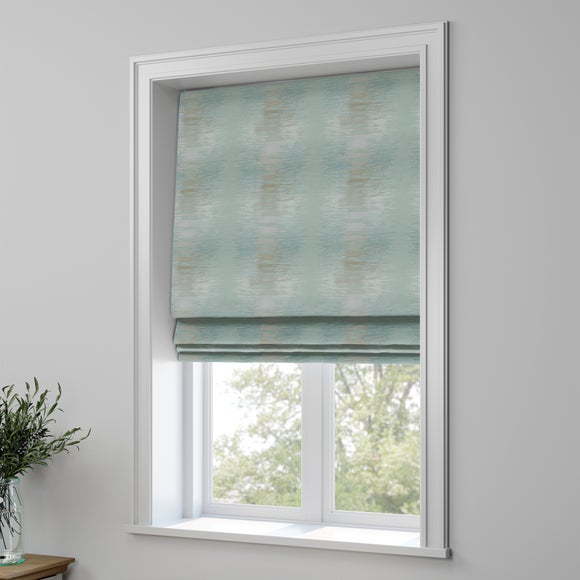 Shimmer Made to Measure Roman Blind Shimmer Duck Egg