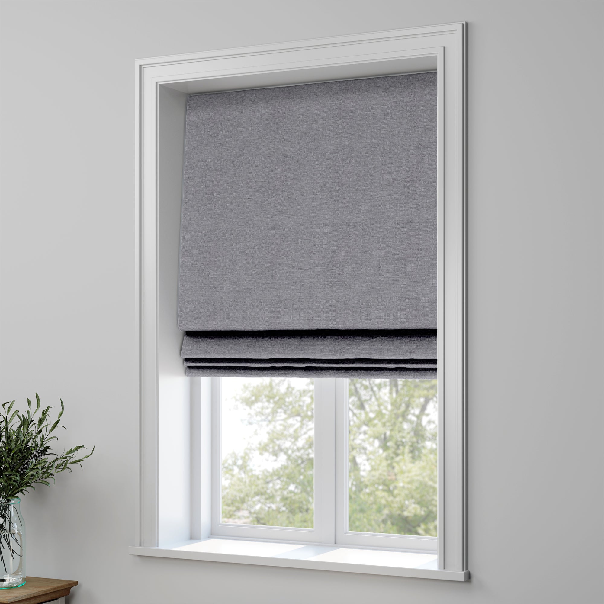 Click to view product details and reviews for Covent Garden Made To Measure Roman Blind Covent Garden Charcoal.