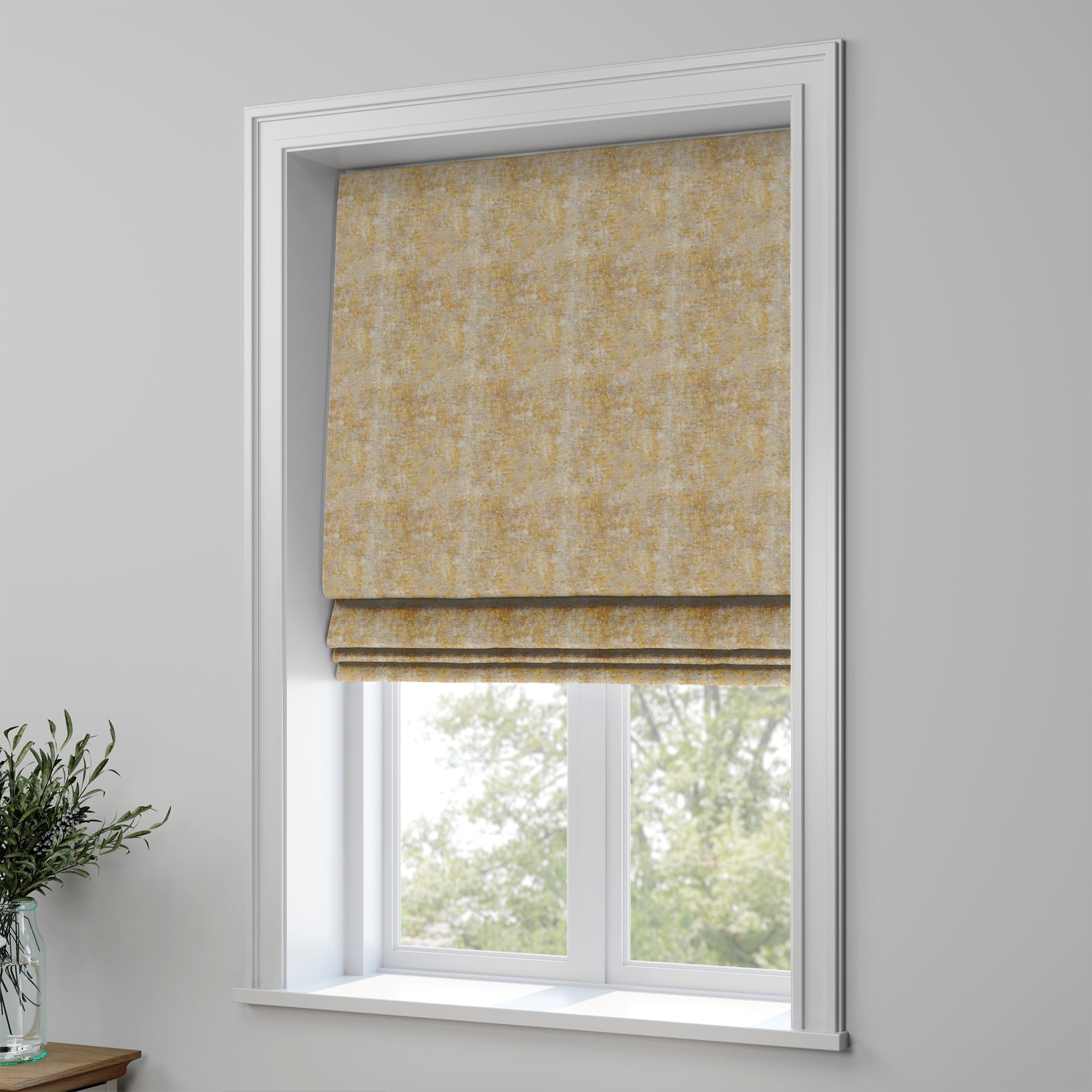 Vesta Made to Measure Roman Blind Vesta Chartreuse