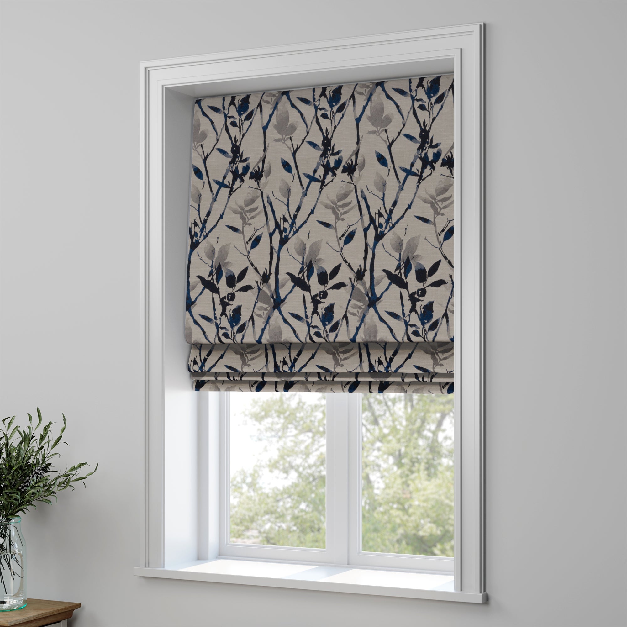 Montague Made to Measure Roman Blind Montague Navy