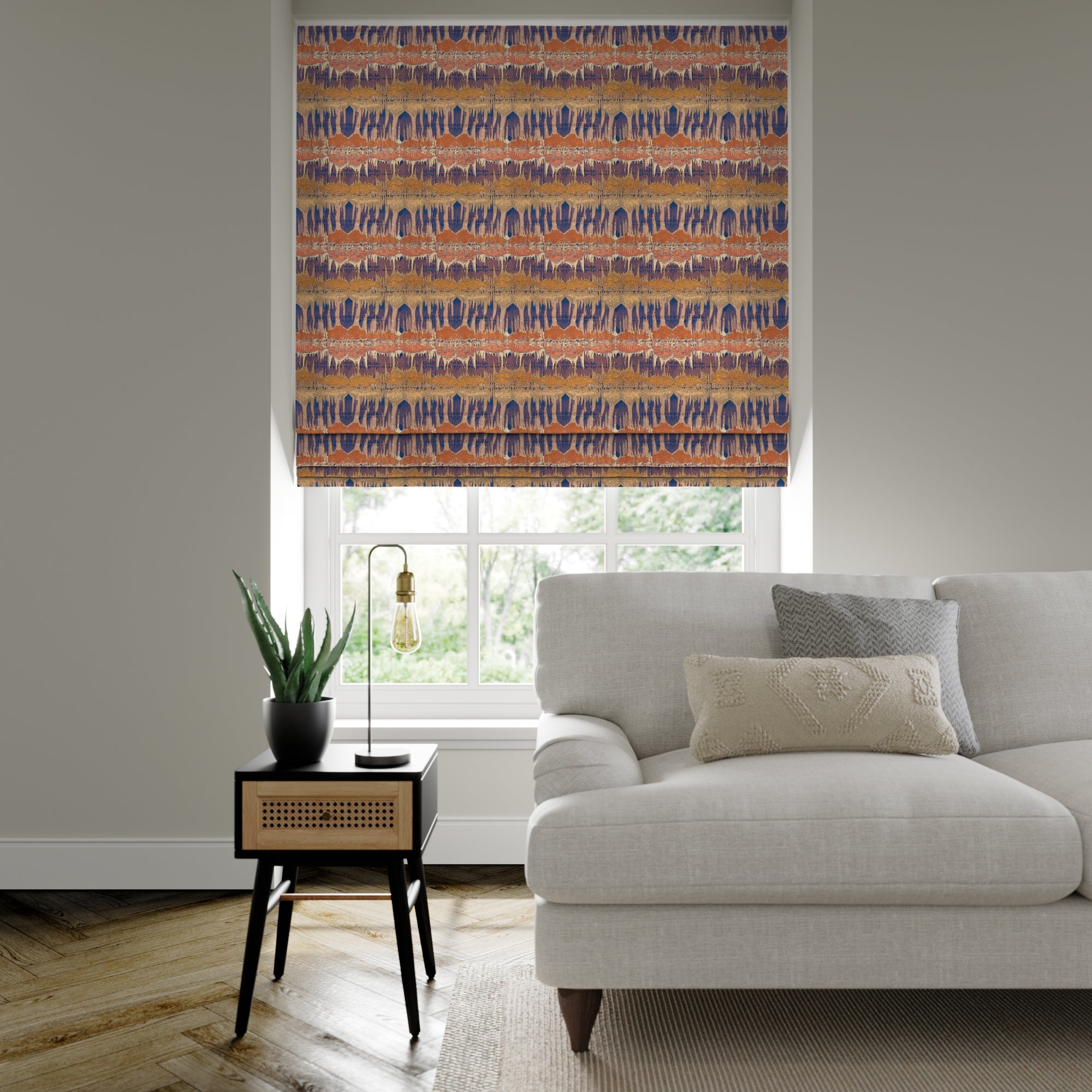 Budapest Made to Measure Roman Blind Budapest Midnight Spice